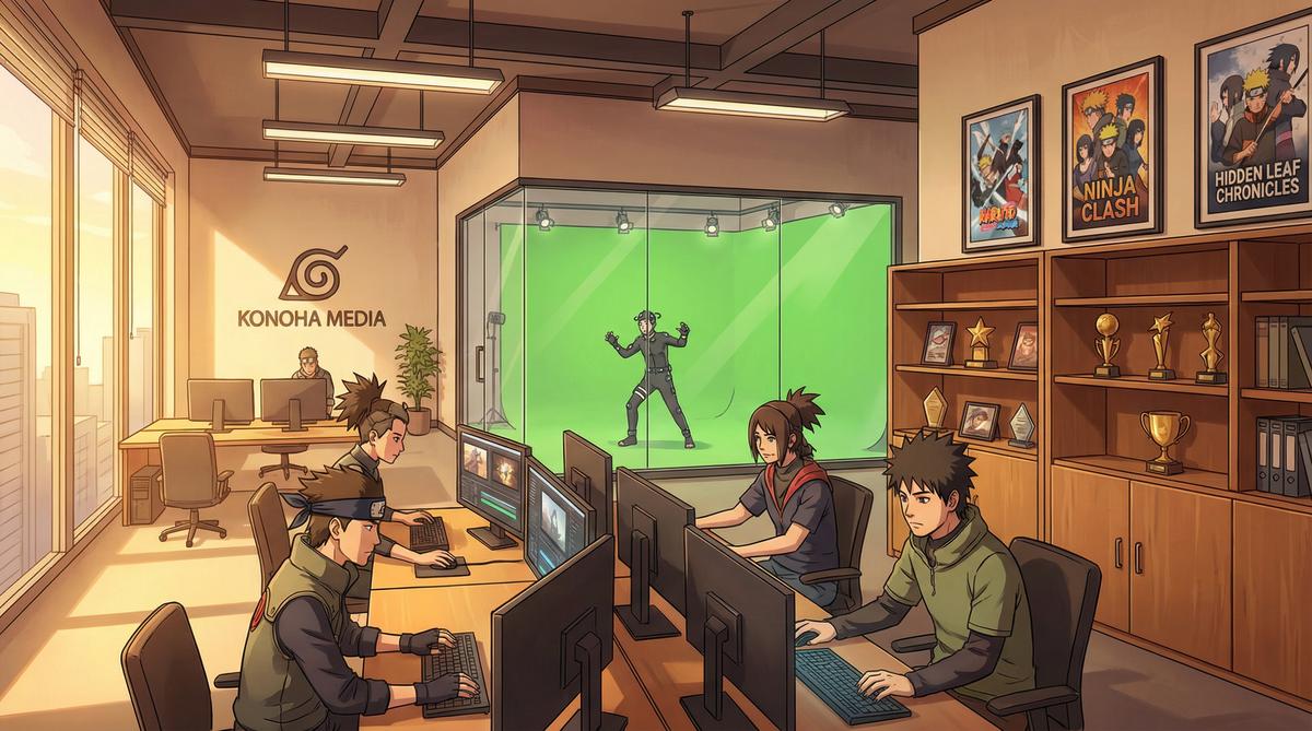 幼女漫画公司办公环境